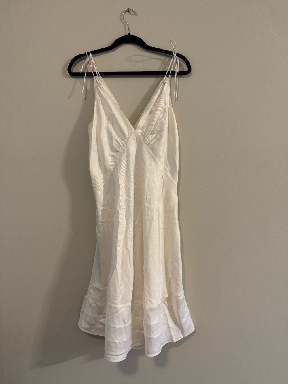 Club Monaco Ivory Silk Dress